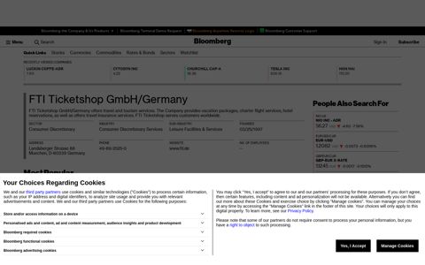 FTI Ticketshop GmbH/Germany - Company Profile and News ...