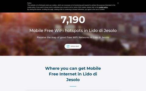 ▷ Free WiFi Hotspots in Lido di Jesolo | Wiman