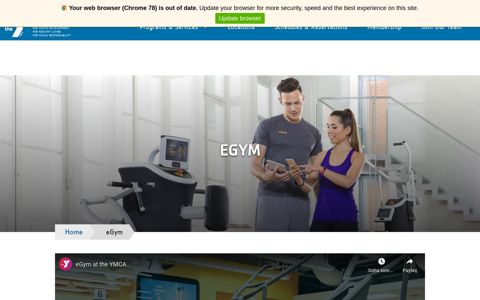eGym | YMCA of Greater Houston