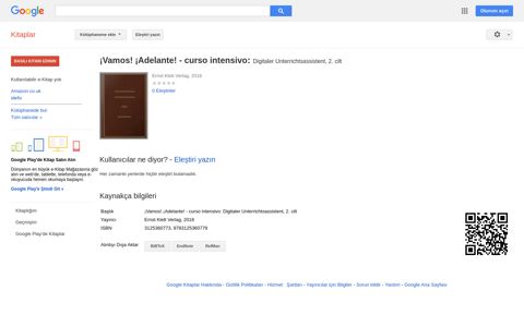 ¡Vamos! ¡Adelante! - curso intensivo: Digitaler ... - Google Books