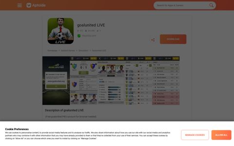 goalunited LIVE 1.7.0 Download Android APK | Aptoide