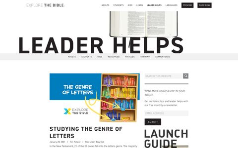 Explore the Bible Training Sign Up - LifeWay