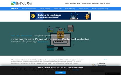 Crawling Private Pages of Password Protected Websites