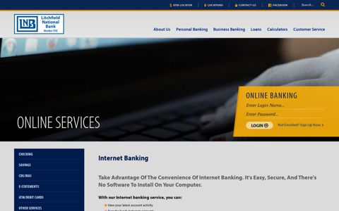 Online Banking from Litchfield National Bank