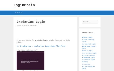 Gradarius - Gradarius Â€“ Calculus Learning Platform