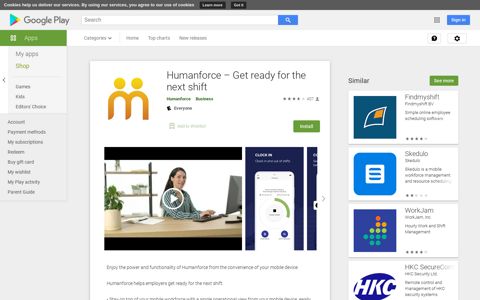 Humanforce – Get ready for the next shift - Apps on Google Play