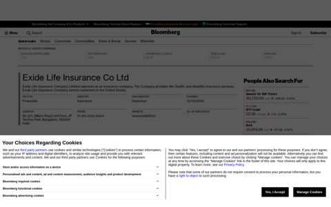 Exide Life Insurance Co Ltd - Company Profile and News ...