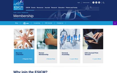 Membership - ESICM