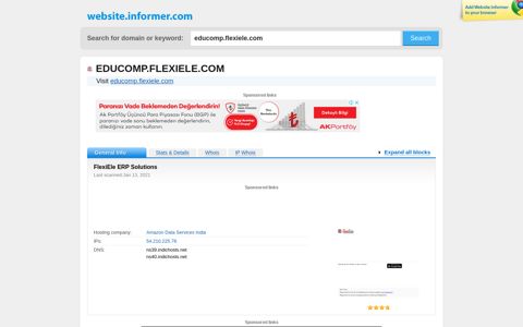educomp.flexiele.com at WI. FlexiEle ERP Solutions