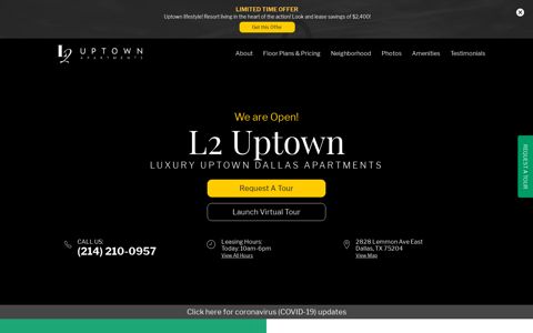 L2 Uptown | Luxury Apartments in Uptown Dallas