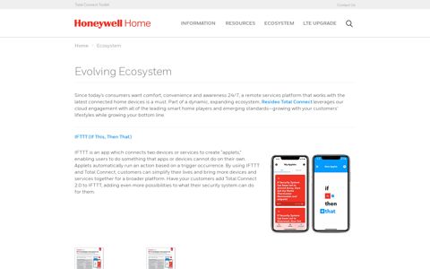 Ecosystem | Resideo Total Connect Toolkit - Honeywell Home ...