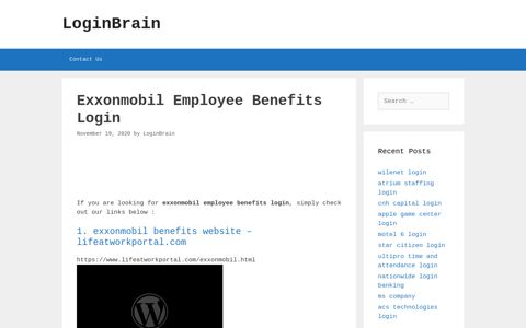 exxonmobil employee benefits login - LoginBrain