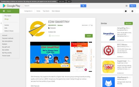 EDM SMARTPAY - Apps on Google Play