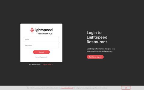 Login to Lightspeed Restaurant | Lightspeed POS