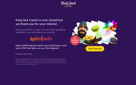 Log In - Enter to play online slots- King Jack Casino