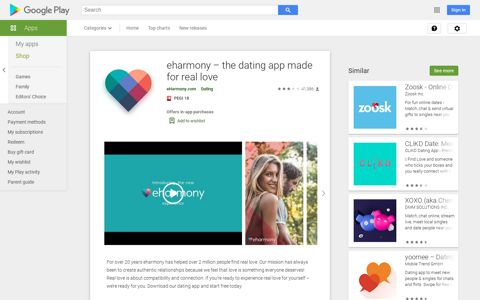 eharmony - Online Dating App – Apps on Google Play
