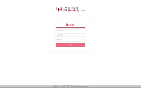 Portal HSF - Honda