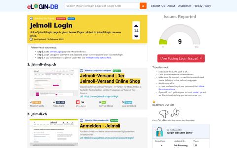 Jelmoli Login - A database full of login pages from all over the ...