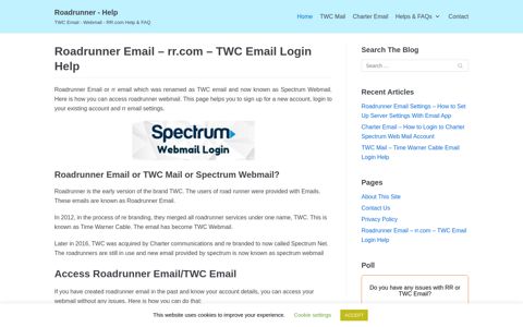 Roadrunner Email Login - TWC Email Login - rr.com Webmail