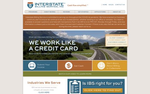 Interstate Billing Service: Welcome! Learn More About Us