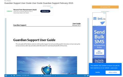 Guardian Support User Guide User Guide ... - manualzz