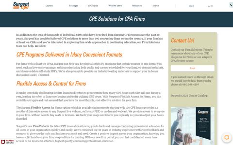 CPA Solutions for Firms | Surgent CPE