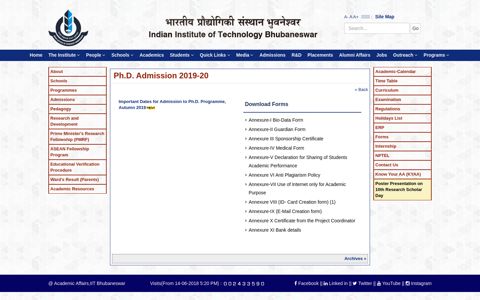 PHD :: Indian Institute of Technology Bhubaneswar - IIT ...