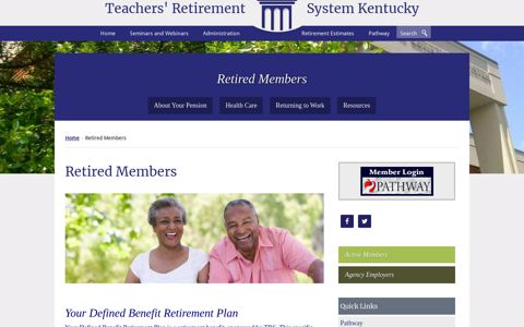Retired Members - Teachers' Retirement System Kentucky