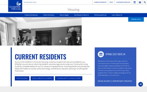 Current Residents - Housing - Georgia State University
