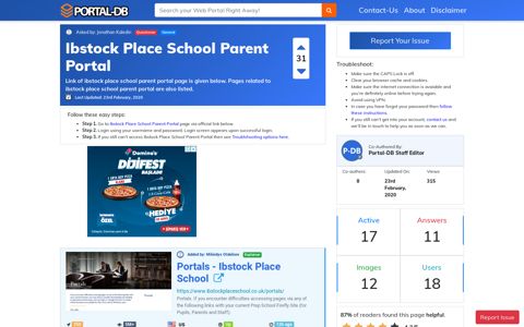 Ibstock Place School Parent Portal