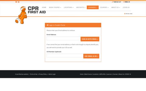 Student Portal - CPR First Aid