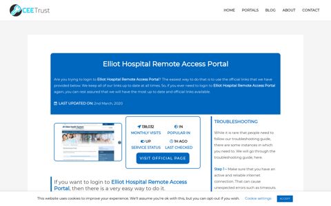 Elliot Hospital Remote Access Portal - Find Official Portal
