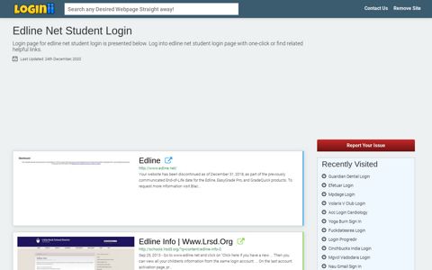 Edline Net Student Login - Loginii.com