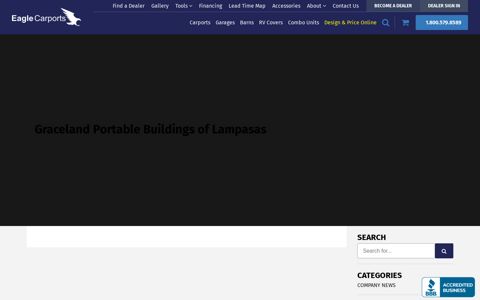 Graceland Portable Buildings of Lampasas - Eagle Carports