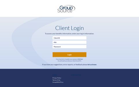 Client Login - GroupSource LPGroupSource LP