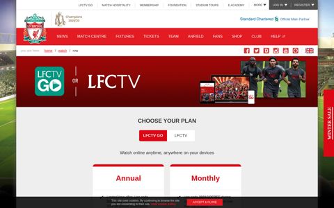 lfctv go lfctv - Liverpool FC