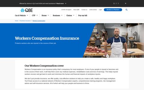 Workers Compensation Insurance | Workers Comp | QBE AU