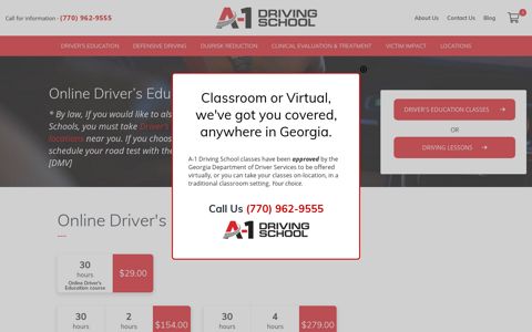 Online Driver's Education – A-1 Driving School