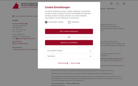 Online-Bewerbung - Hochschule Karlsruhe – Technik und ...