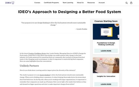 IDEO's Approach to Designing a Better Food System – IDEO U