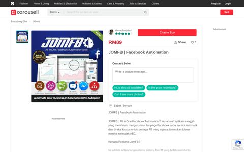 JOMFB | Facebook Automation, Everything Else, Others on ...