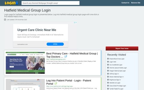 Hatfield Medical Group Login - Loginii.com
