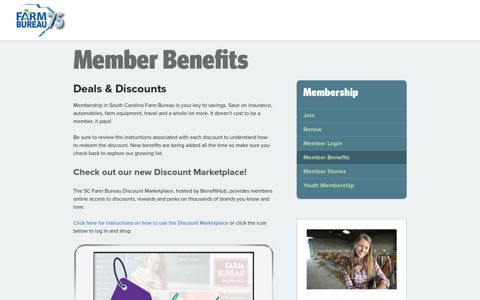 Member Benefits | South Carolina Farm Bureau