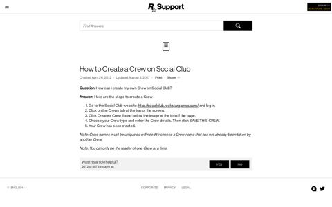 How to Create a Crew on Social Club - Rockstar Games ...
