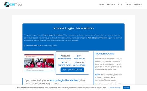 Kronos Login Uw Madison - Find Official Portal - CEE Trust