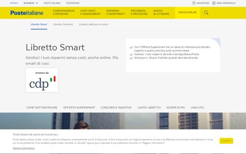 Libretto di risparmio postale Smart – Poste Italiane