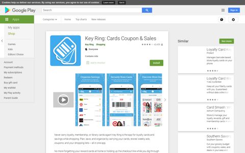 Key Ring: Cards Coupon & Sales - Apps on Google Play