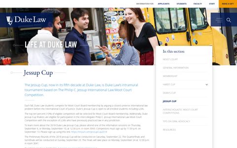 Jessup Cup | Duke University School of Law