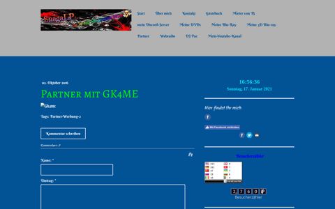 Partner mit GK4ME - snagalps Webseite! - Jimdo