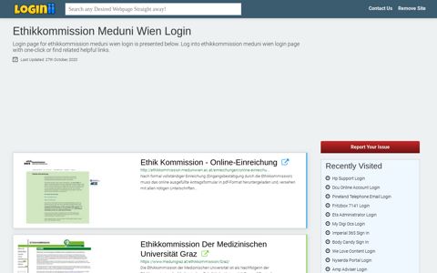 Ethikkommission Meduni Wien Login - Loginii.com